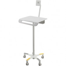 CTA Digital Medical Grade Anti-Microbial Floor Stand with VESA Compatibility - 33 lb Capacity - 5 Casters - Plastic, Metal - TAA Compliance PAD-MEDVFS