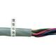 Panduit PCMB-2 Pre-Printed Wire Marker Book - 7/32" x 1 3/8" Length - Rectangle - Black, White - Vinyl - 1 / Pack - Perforated - TAA Compliance PCM-B2