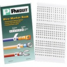 Panduit PCMB-10 - 1.38" Length x 0.22" Width - Rectangular - Vinyl - White, Black - TAA Compliance PCMB-10