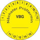 Panduit ID Label - 3" Height x 1" Width x 3" Length - Black, Yellow - Polyester - 100 / Label - TAA Compliance PLD-VBGSLY