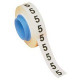 Panduit Wire & Cable Label - "A" - 96" Length - White - Polyester - 10 - TAA Compliance PMDR-Z