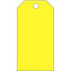 Panduit Safety Tag - 5.75" Length x 3" Width - Rectangular - 25 / Pack - Vinyl - Yellow - TAA Compliance PVT-95-Q