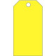 Panduit Safety Tag - 5.75" Length x 3" Width - Rectangular - 25 / Pack - Vinyl - Yellow - TAA Compliance PVT-95-Q