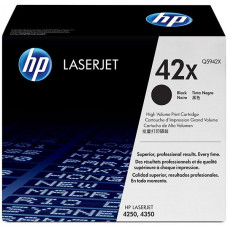 HP 42X (Q5942X) Black Original LaserJet Toner Cartridge (20000 Yield) - Design for the Environment (DfE), TAA Compliance Q5942X#RMK