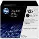 HP 42X (Q5942XD) Black High Yield 2-pack Original LaserJet Toner Cartridges (40000 Yield) - Design for the Environment (DfE), TAA Compliance Q5942XD