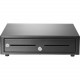 HP Standard Duty Cash Drawer - 2 Media Slot - 3 Lock PositionPrinter Driven - Steel - Black - TAA Compliance QT457AT#ABA