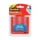 3m Scotch Restickable Mounting Tabs - 1" Length x 1" Width - 18 / Pack - Clear - TAA Compliance R100