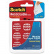 3m Scotch Restickable Mounting Tabs - 1" Length x 0.88" Width - 18 / Pack - Clear - TAA Compliance R105