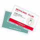 Royal Sovereign laminating pouch film - Business Card Size 2-1/4" x 3" - 5mil - 100 pack - Royal Sovereign-Business Card Size-5mil-100 Pack-Thermal Laminating Pouch Film RF05BUSC0100