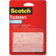 3m Scotch All-Weather Fasteners - 3" Length x 1" Width - 2 / Pack - Clear - TAA Compliance RFD7090