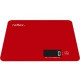 ReFleX Digital Food Scale - 10.75 lb / 5 kg Maximum Weight Capacity - True Red RX405-TURERED