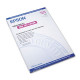 Epson Inkjet Presentation Paper - 13" x 19" - 27 lb Basis Weight - Matte, Ultra Smooth - 100 / Pack - Bright White - TAA Compliance S041069-L