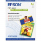 Epson Photo Quality Self-Adhesive Sheets (8.3" x 11.7") (10 Sheets/Pkg) - TAA Compliance S041106