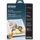 Epson Photo Paper - 5" x 7" - 68 lb Basis Weight - High Gloss - 92 Brightness - 20 / Pack - White - TAA Compliance S041464