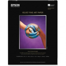 Epson Velvet Fine Art Paper (8.5" x 11") (20 Sheets/Pkg) - TAA Compliance S041636