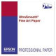 Epson Fine Art Paper - 44" x 50 ft - 250 g/m&#178; Grammage - Matte - 90 Brightness - 1 / Roll - White - TAA Compliance S041783