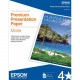 Epson Premium Presentation Paper Matte (8.5" x 11") (100 Sheets/Pkg) - TAA Compliance S042180