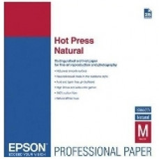 Epson Fine Art Paper - A3+ - 13" x 19" - 330 g/m&#178; Grammage - Smooth, Matte - 25 / Pack - Natural White - TAA Compliance S042320