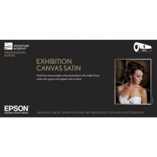 Epson Signature Worthy Inkjet Canvas - 13" x 20 ft - 430 g/m&#178; Grammage - Semi-gloss, Satin - 1 Roll - Bright White - TAA Compliance S045248