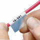 Panduit Wire & Cable Label - 1/2" Width x 1 1/4" Length - Rectangle - Laser, Inkjet - White - Polyester - 104 / Sheet - 5000 - TAA Compliance S050X125YAJ