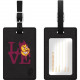 CENTON OTM Black Leather Love V1 Bag Tag Arizona State University - Synthetic Leather - Black S1-CBT-ASU-02A