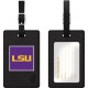 CENTON OTM Black Leather Classic Bag Tag Louisiana State University - Synthetic Leather - Black S1-CBT-LSU-00A