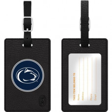 CENTON OTM Black Leather Classic Bag Tag Penn State University - Synthetic Leather - Black S1-CBT-PENN-00A