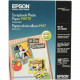 Epson PremierArt Inkjet Photo Paper - 98% Opacity - Letter - 8 1/2" x 11" - 205 g/m&#178; Grammage - Matte - 20 Sheet - White SCR1002