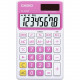 Casio SL-300VC Portable Calculator - 8 Digits - Battery/Solar Powered - Sweet Pink SL-300VC-PK
