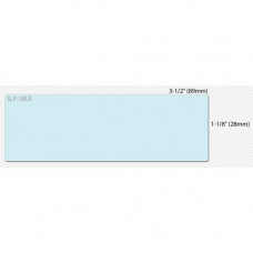 Seiko Address Label - 3.5" Width x 1.12" Length - 130/Roll - 1 / Box - Blue - TAA Compliance SLP-1BLB