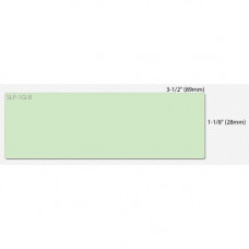 Seiko Address Label - 3.5" Width x 1.12" Length - 130/RollBox - Green - TAA Compliance SLP-1GLB