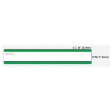 Seiko SmartLabel SLP-FLG File Folder Label - 0.56" Width x 3.43" Length - 130/Roll - 0.79" CoreRoll - Green - TAA Compliance SLP-FLG