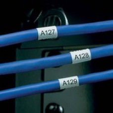 Panduit Wire & Cable Label - 3/4" Height x 1/2" Width x 3/4" Length - White - Polyolefin - 80 / Sheet - 1000 / Label - TAA Compliance N050X075FJJ