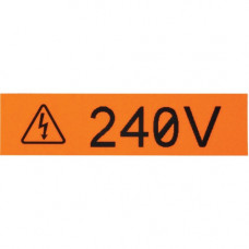 Panduit Label Tape - 1/2" Width x 25 ft Length - Rectangle - Yellow - Vinyl - 1 - TAA Compliance T050X000VXC-BK