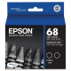 Epson DURABrite Original Ink Cartridge - Inkjet - 370 Pages - Black - Design for the Environment (DfE), TAA Compliance T068120-D2