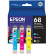 Epson DURABrite T068520-S Original Ink Cartridge - Inkjet - Cyan, Magenta, Yellow - 1 Each T068520-S