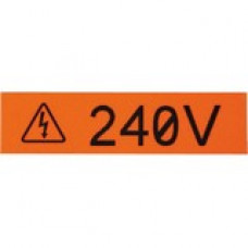 Panduit ID Label - 1" Width x 24 15/16 ft Length - Rectangle - Green - Vinyl - TAA Compliance T100X000VSC-WH