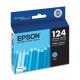 Epson DURABrite T124220 Original Ink Cartridge - Inkjet - 170 Pages - Cyan - 1 Each T124220-S