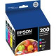 Epson DURABrite Ultra 200 Original Ink Cartridge Combo Pack - Cyan, Magenta, Yellow, Black - Inkjet - 175 Pages Black, 165 Pages Cyan, 165 Pages Magenta, 165 Pages Yellow - 4 / Pack T200120-BCS