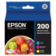 Epson DURABrite Ultra 200 Original Ink Cartridge - Inkjet - Cyan, Magenta, Yellow - 1 Each T200520-S