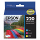 Epson T220 DURABRITE ULTRA COLOR COMBO PK STANDARD CAP W/SENSORMATIC T220520-S