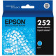 Epson DURABrite Ultra T252220 Original Ink Cartridge - Cyan - Inkjet - Standard Yield - 300 Pages - 1 Each T252220-S