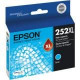 Epson DURABrite Ultra 252XL Original Ink Cartridge - Cyan - Inkjet - High Yield - 1 Pack T252XL220-S