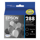 Epson DURABrite Ultra T288 Original Ink Cartridge - Black - Inkjet - 175 Pages Black (Per Cartridge), 175 Pages Black (Per Cartridge) - 2 / Pack T288120-D2