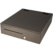 Apg Cash Drawer Series 100 16195 Cash Drawer - 5 Bill x 8 Coin - Dual Media Slot, Steel, ABS Plastic - Black - Printer Driven - 4.9" H x 16" W x 19.5" D - TAA Compliance T320-BL16195-M3