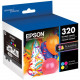 Epson Original Ink Cartridge - Cyan, Magenta, Yellow, Black - Inkjet - Standard Yield - 100 Photos - 4 / Pack - TAA Compliance T320