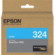 Epson UltraChrome 324 Original Ink Cartridge - Cyan - Inkjet T324220