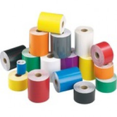 Panduit Label Tape - 4" Width x 100 ft Length - 1" Core - Red - Vinyl - 1 Piece - TAA Compliance T400X000VW1Y