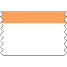 Panduit Continuous Tape - Rectangle - Thermal Transfer - White, Orange - Polyester - 1 Pack - TAA Compliance T400X000YX1