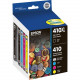 Epson Claria 410XL Original Ink Cartridge - Photo Black, Cyan, Magenta, Black - Inkjet - High Yield T410XL-BCS